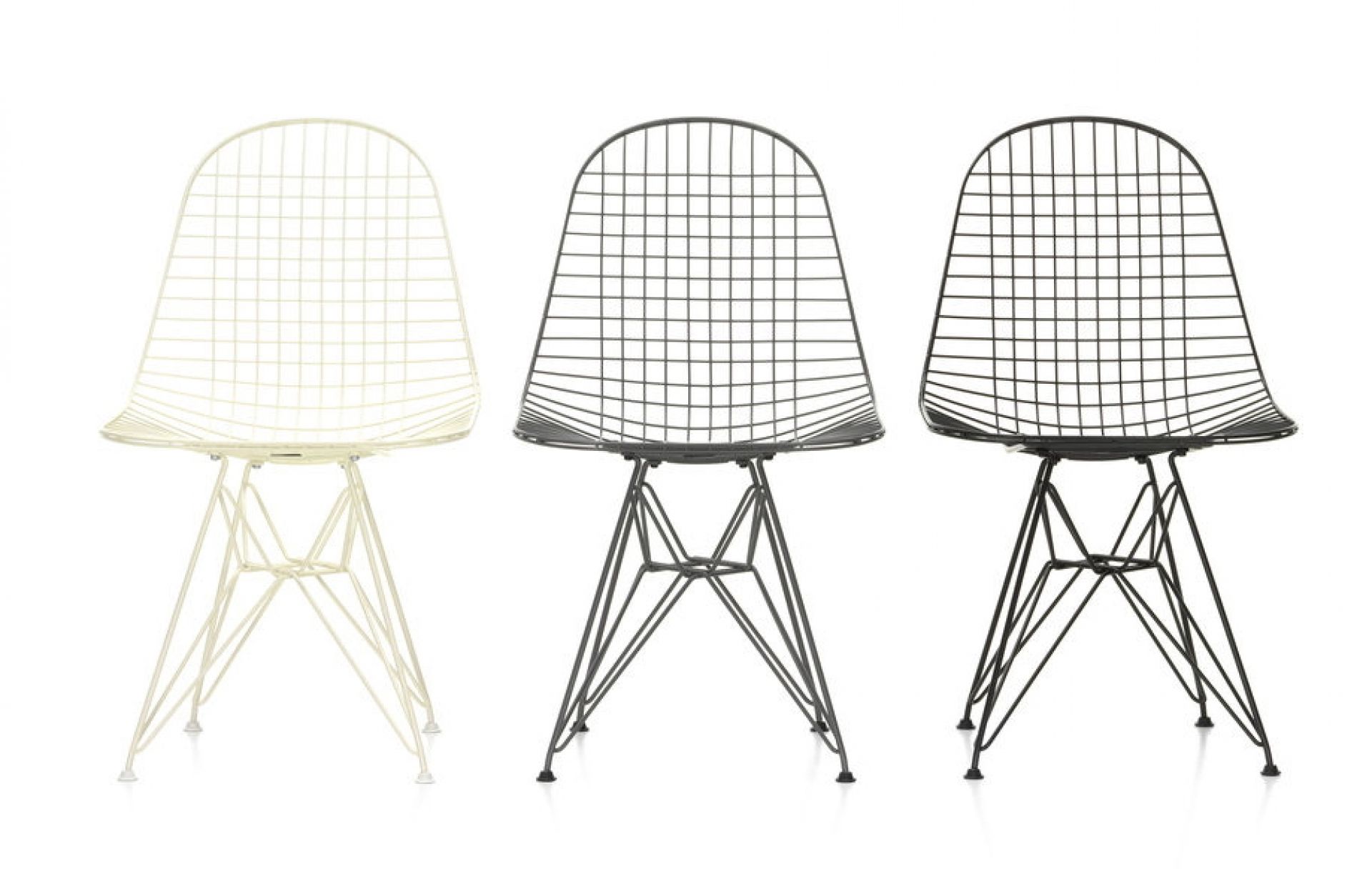 DKR Wire Chair Chaise assise rembourree Vitra