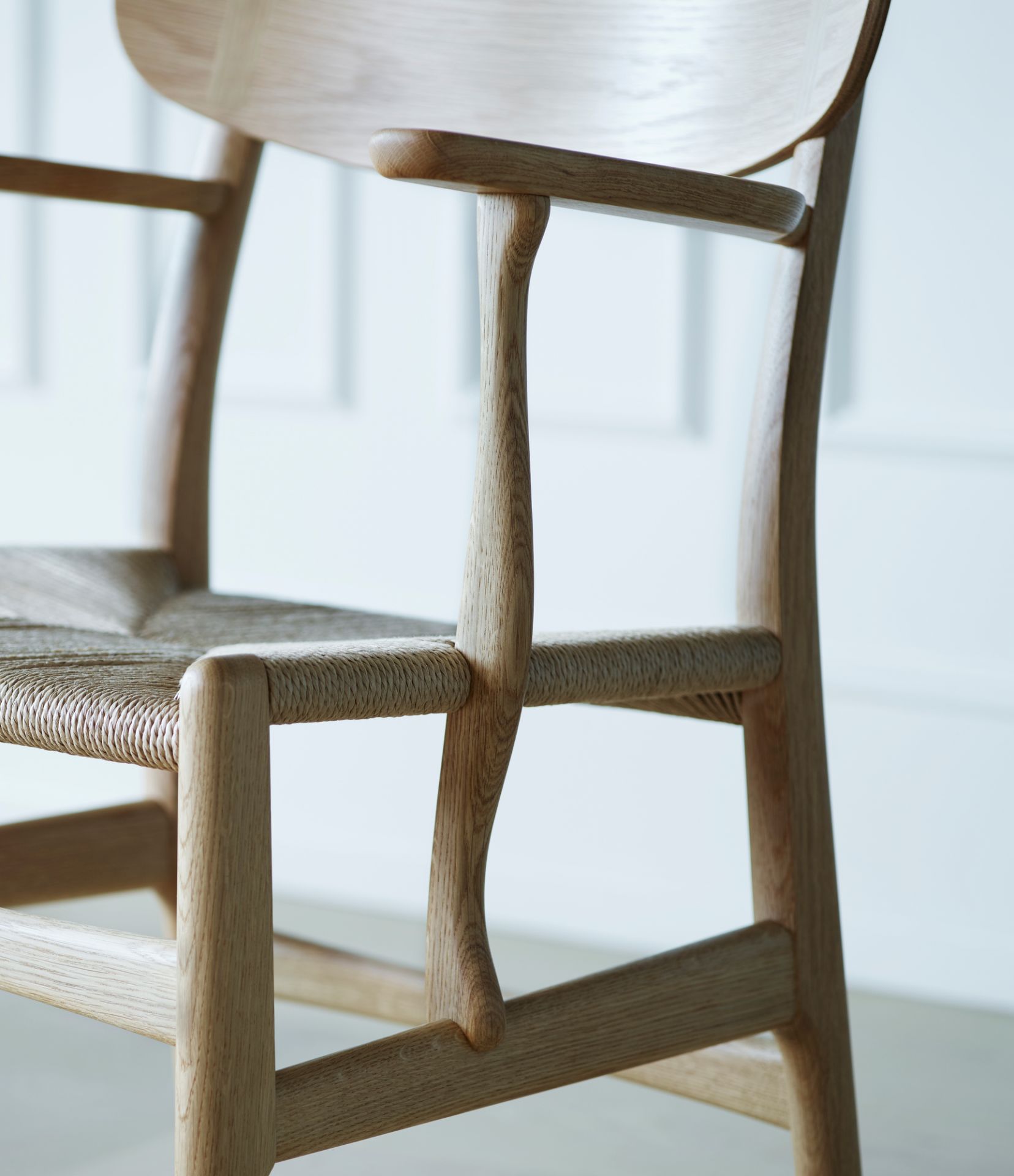 CH26 chaise en bois tresse naturelle/chêne savonné Carl Hansen &amp; Søn