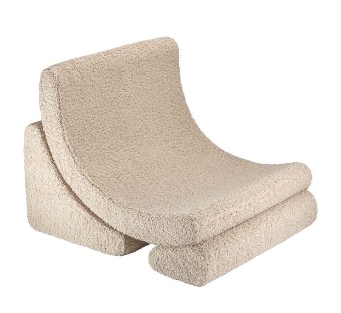 Lune Fauteuil pour enfants Tissu Teddy Wigiwama