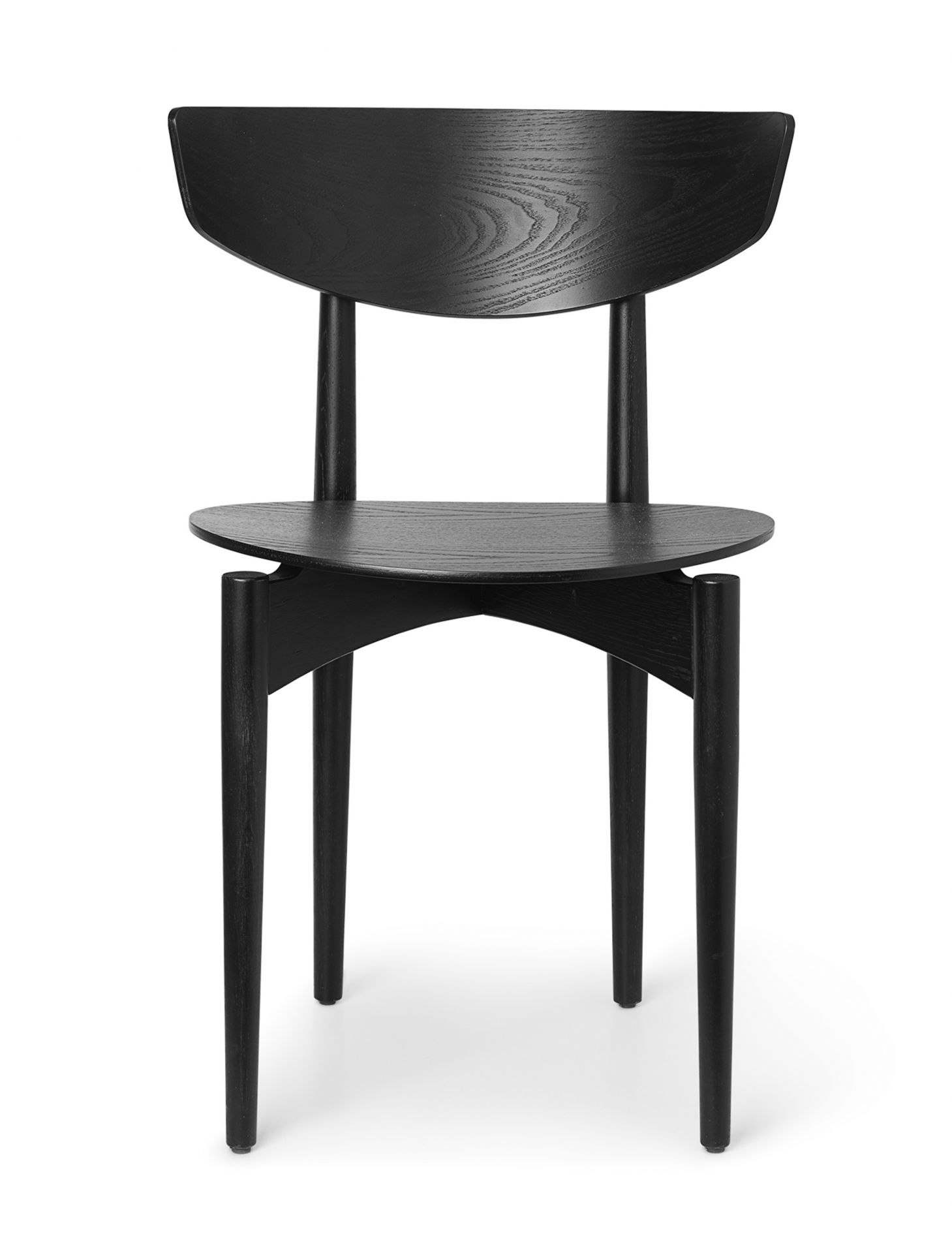 Herman Chaise de salle à manger avec structure en bois noir Ferm Living Herman Chaise de salle à manger avec structure en bois noir Ferm Living