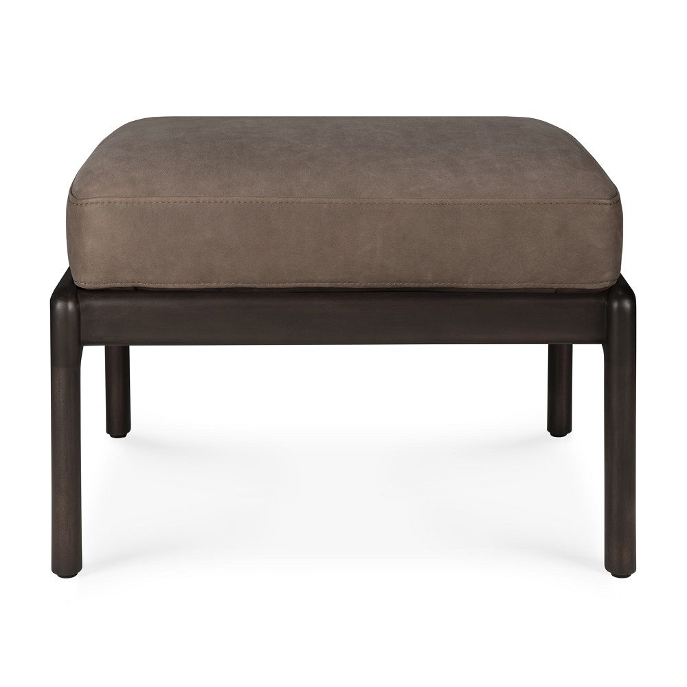 Jack Repose-pied acajou Ethnicraft Marron foncé / nubuck terre