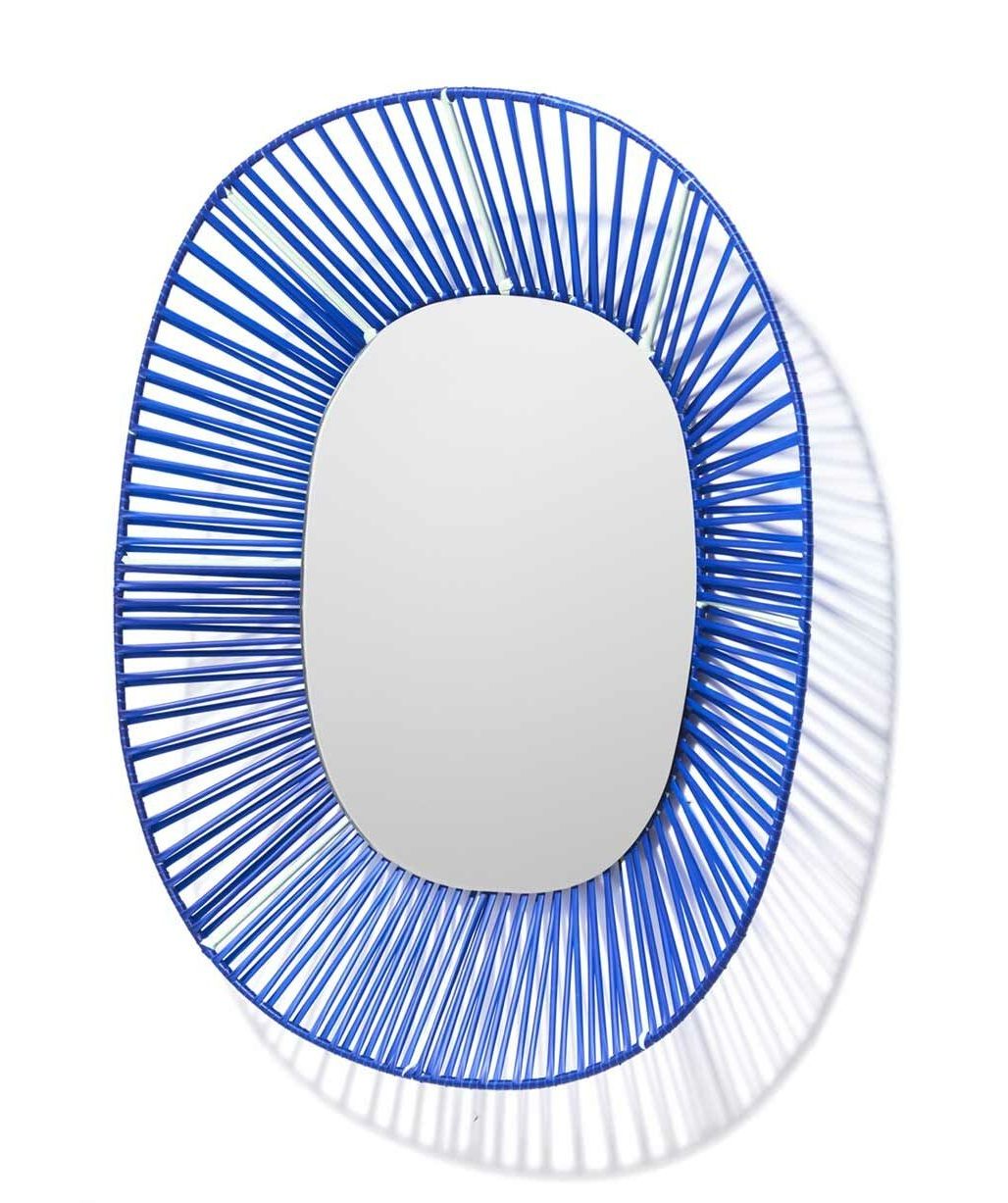 Cesta Big Wall Oval Mirror Miroir mural ovale ames 