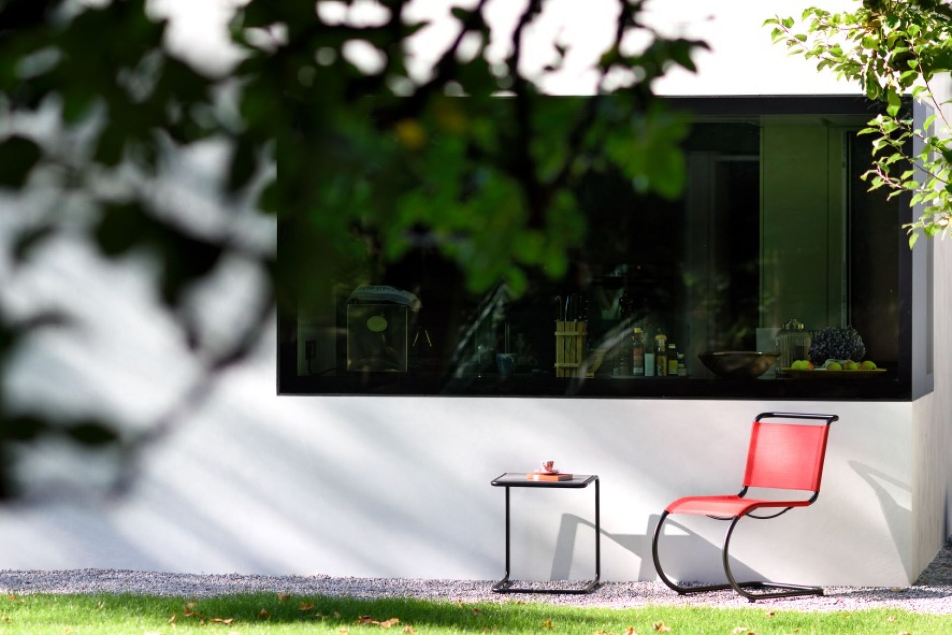 Ensemble B 9 Outdoor Tables d'appoint toutes saisons Thonet