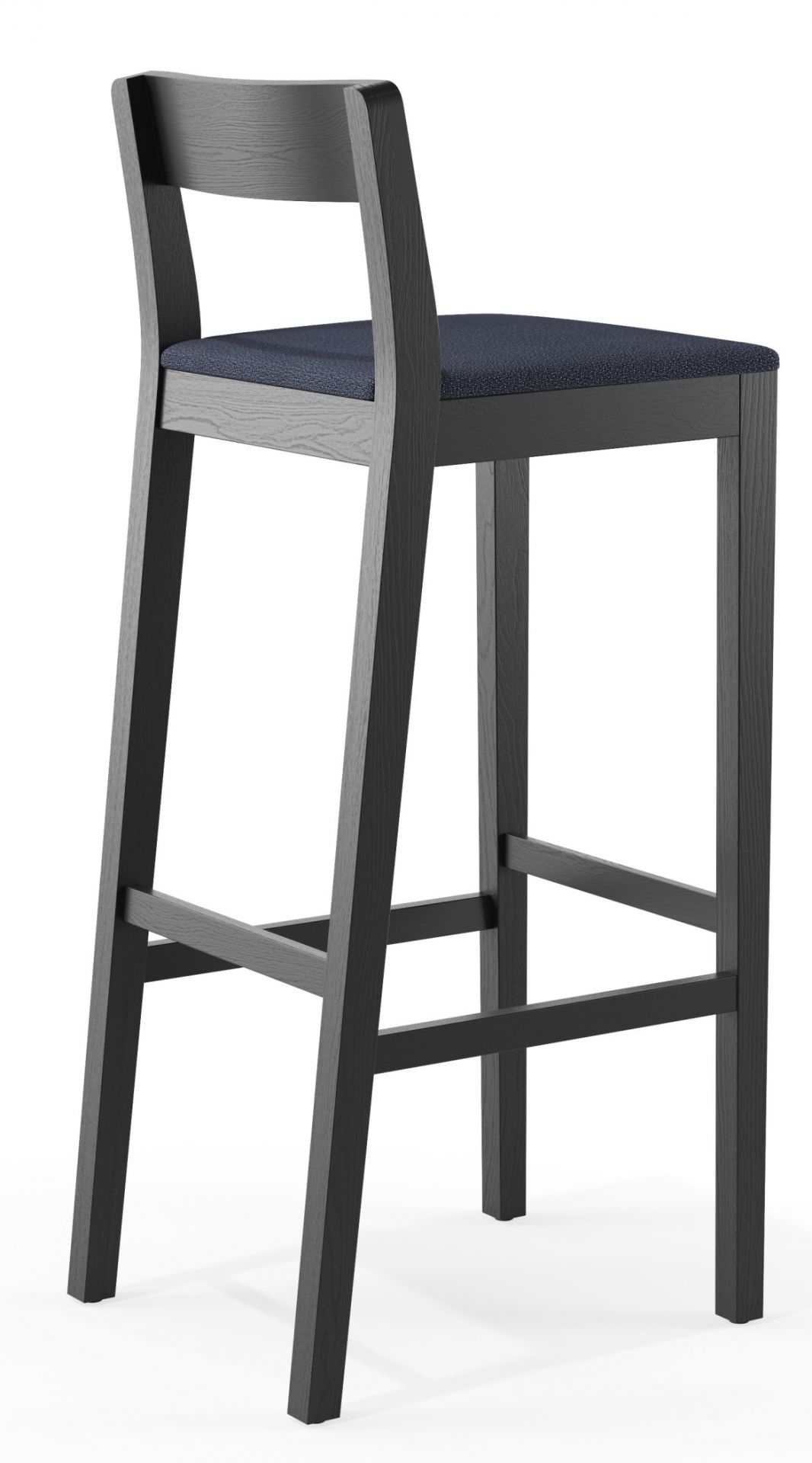 Sit tabouret de bar en bois avec coussin d'assise Zeitraum