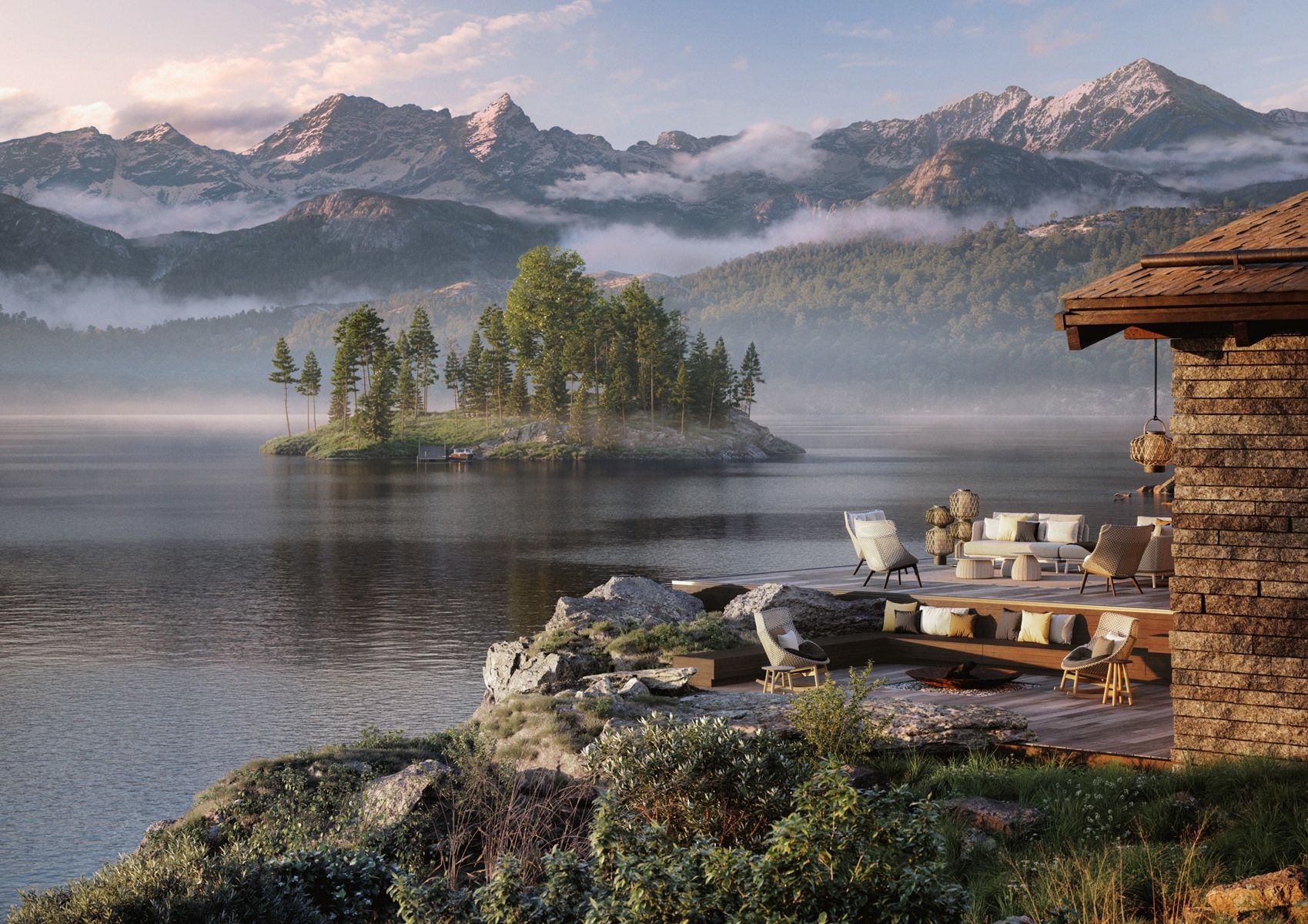 MBARQ Outdoor Canapé module gauche DEDON