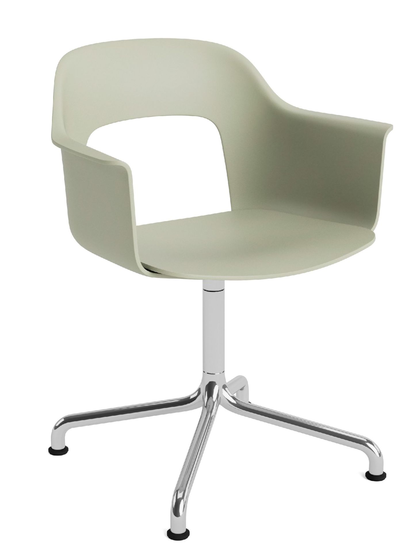 Layout Armchair 251 Fauteuil 4 pieds en étoile Pied pivotant avec base incurvée Hay  