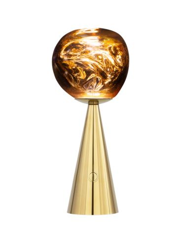 Melt Portable LED Lampe de table or Tom Dixon