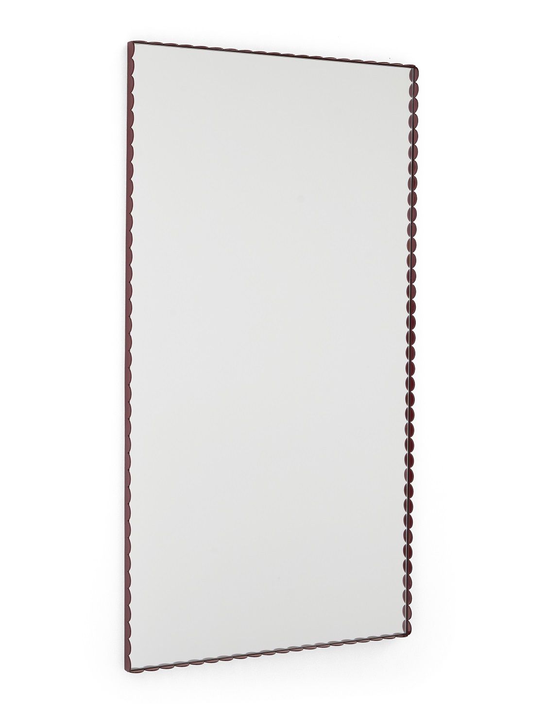 Arcs Mirror Rectangle Miroir Vert/Burgundy Hay