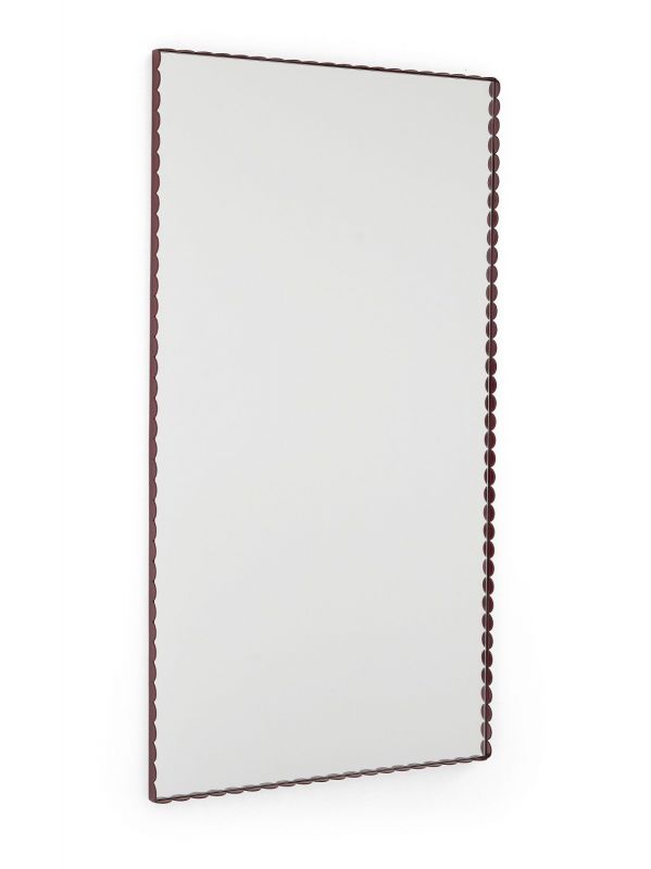 Arcs Mirror Rectangle Miroir Vert/Burgundy Hay
