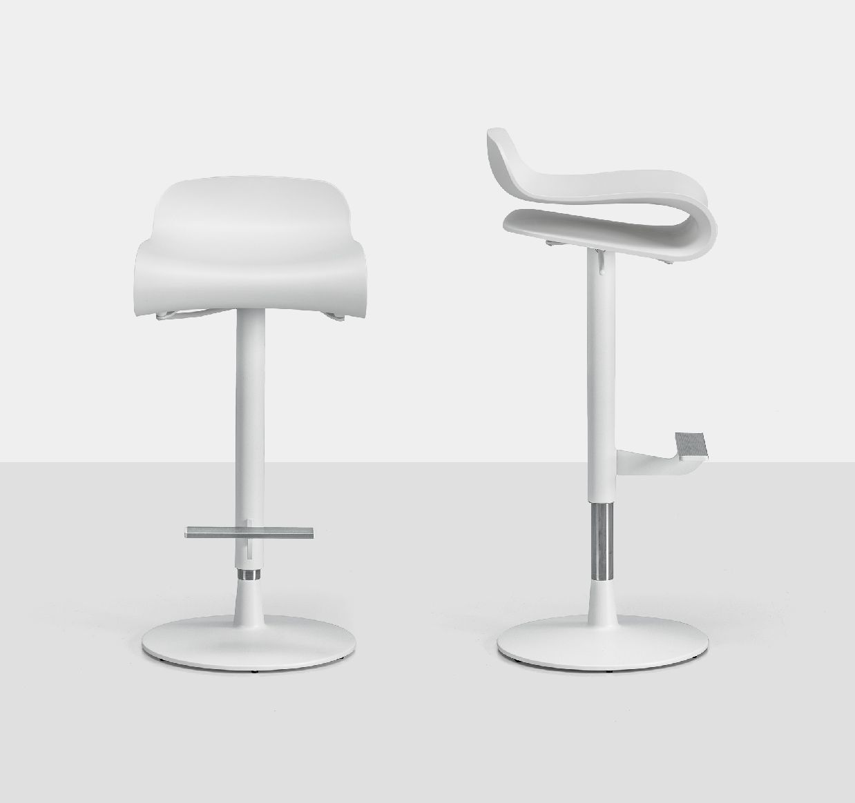 BCN Tabouret de bar réglable en hauteur Kristalia