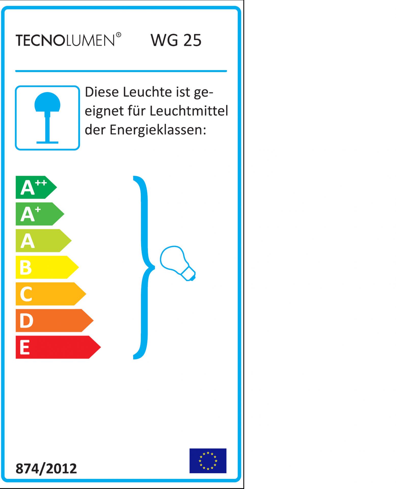 WG 25 GL / WG25GL Wagenfeld Lampe de table Tecnolumen