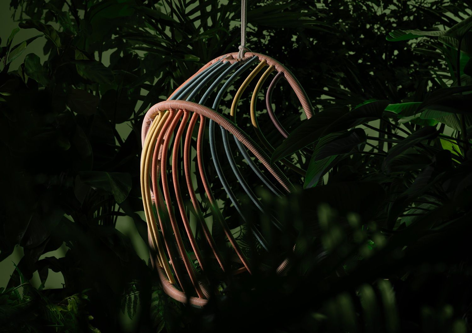 Kida Fauteuil suspendu avec coussin Dedon