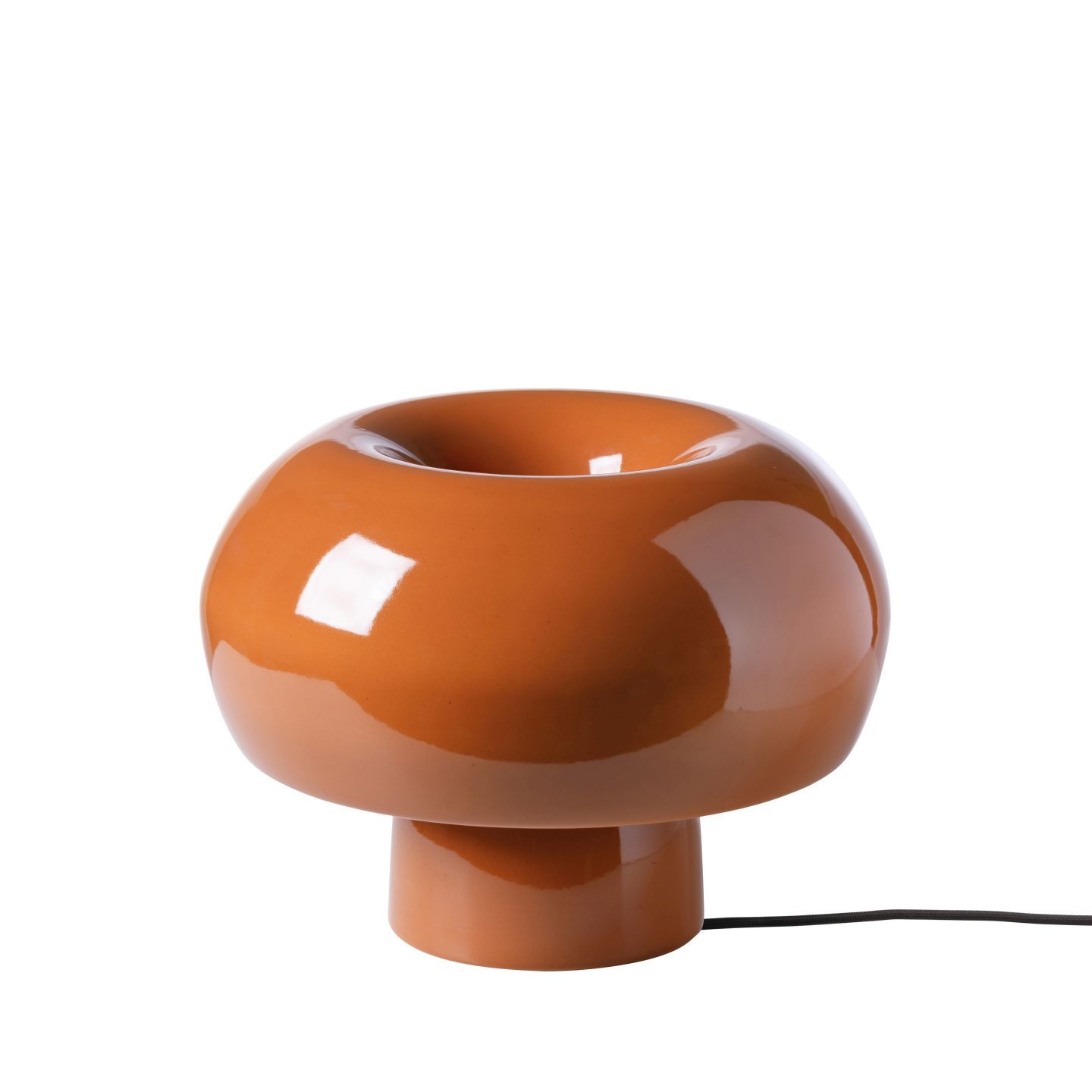Fonte lampe de table Brun caramel Favius
