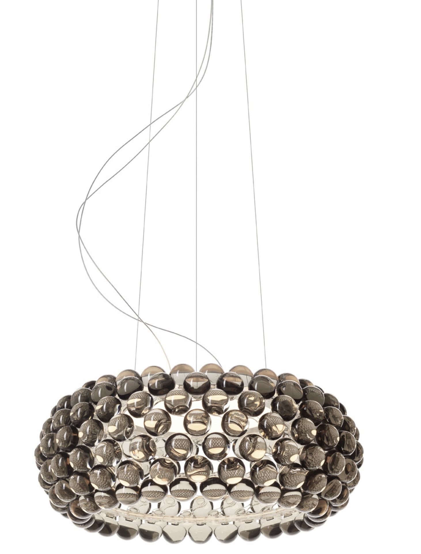 Caboche Plus Media Lampe de suspendue Foscarini Halogen gris
