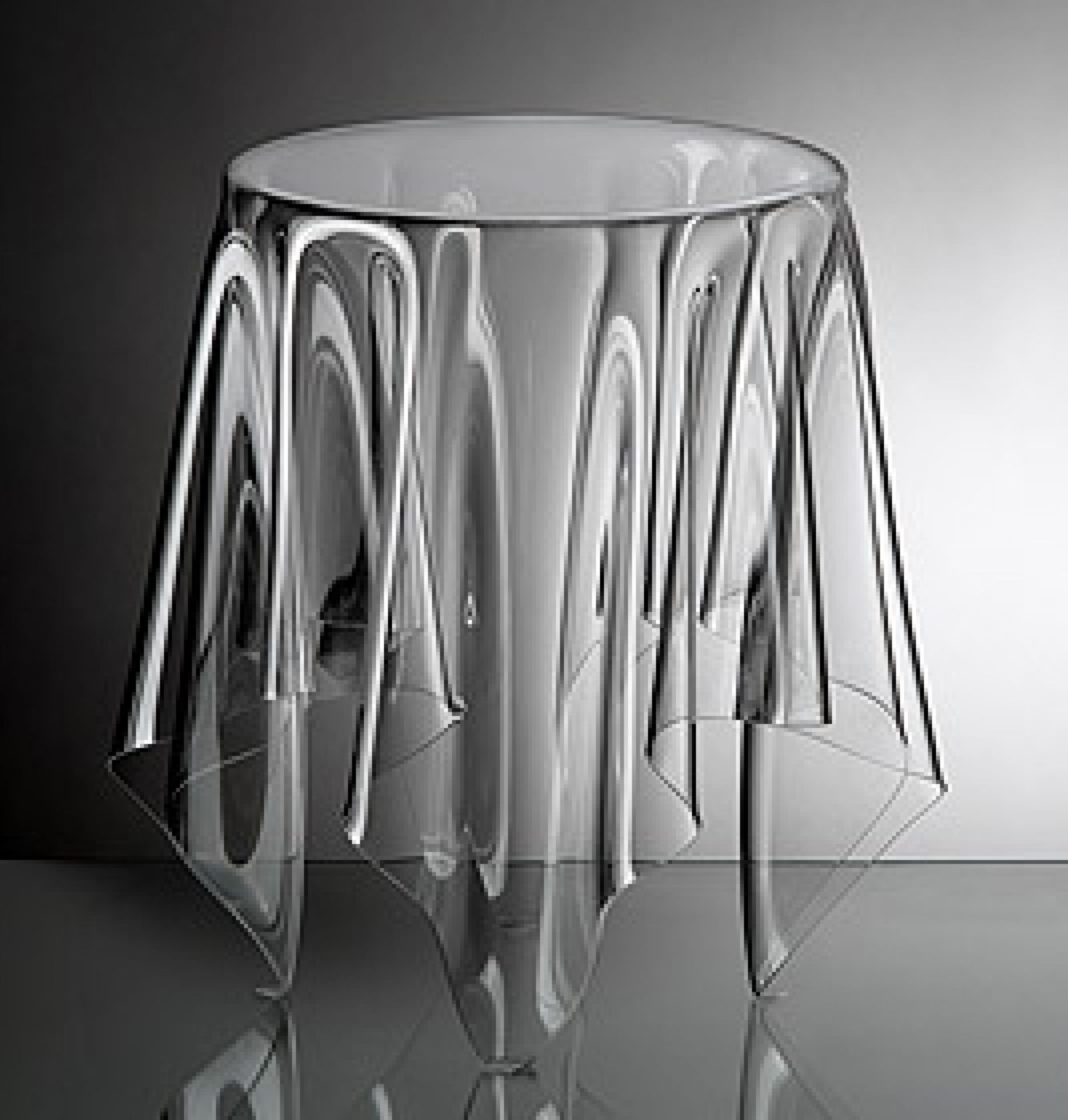 Table d'appoint transparente Essey Illusion, Klein & More OFFRE SPECIALE