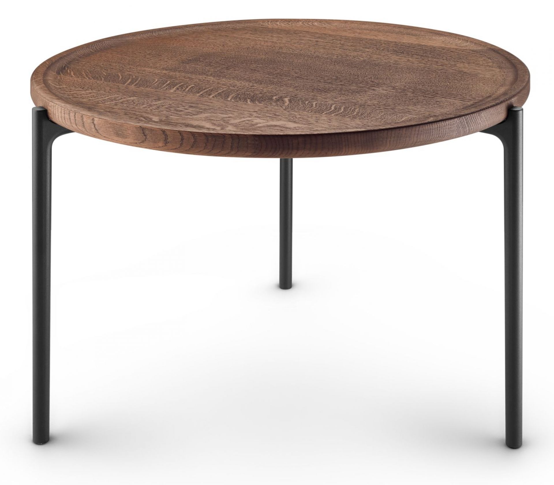 Savoye Table ronde en chêne - fumé ø 60 x H 42 cm Eva Solo