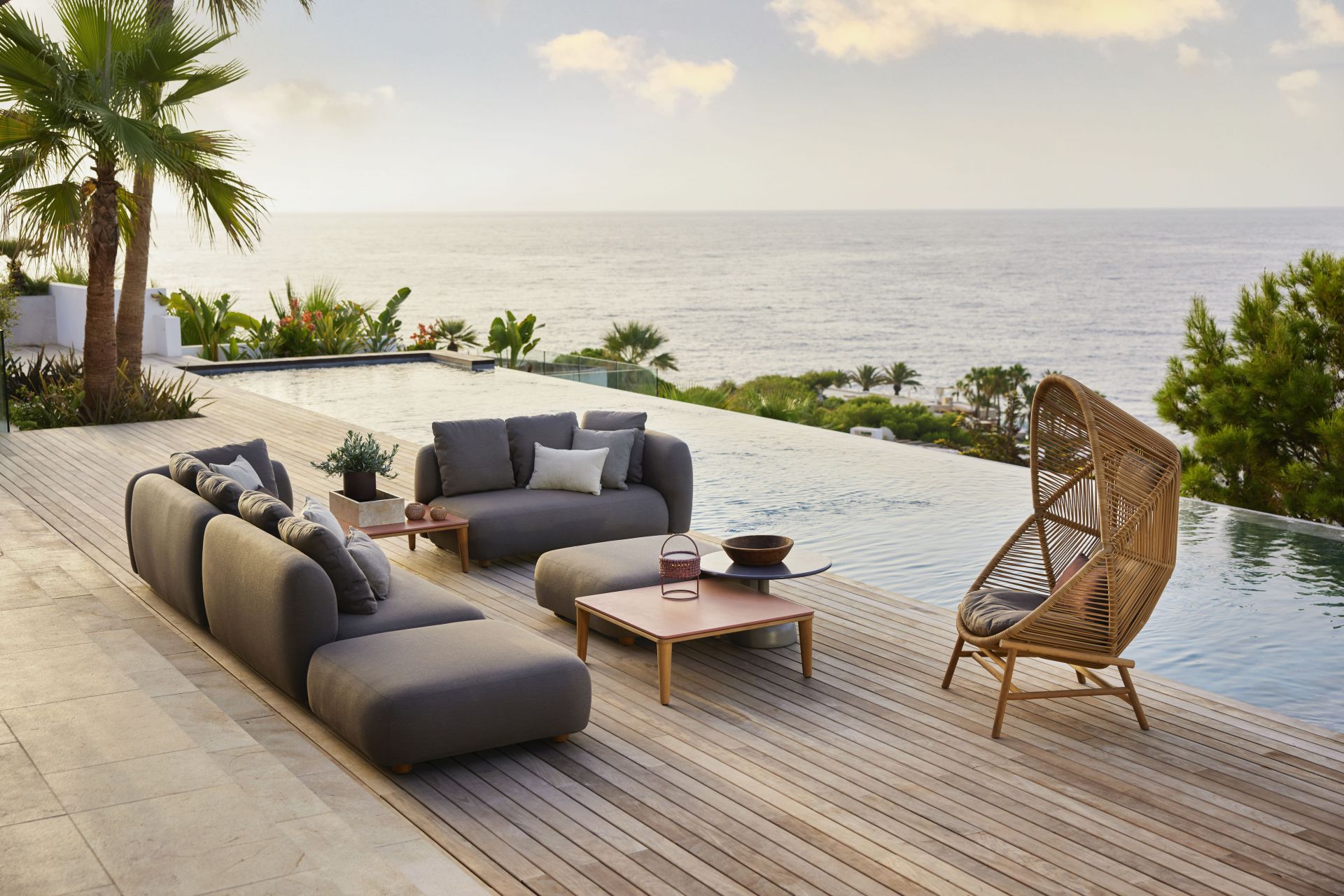 Capture Outdoor Table basse Cane-Line 