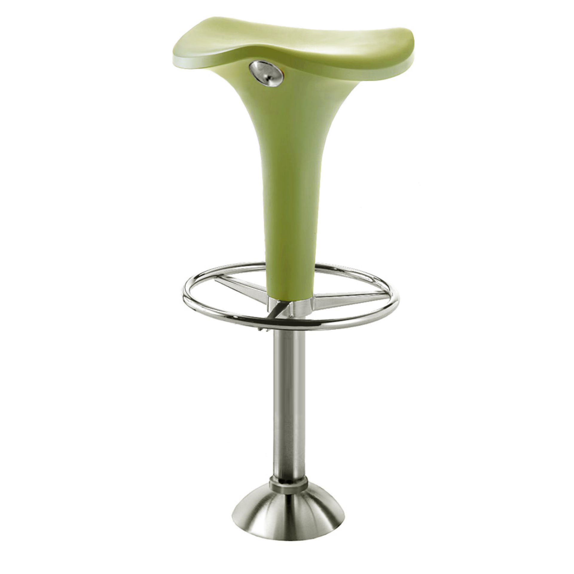 Tabouret de bar Zanzibar fixe Vert Rexite UNIQUE
