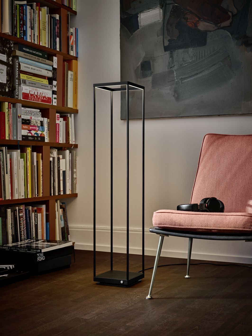 Reflex² Lampadaire S 100 noir Serien Lighting