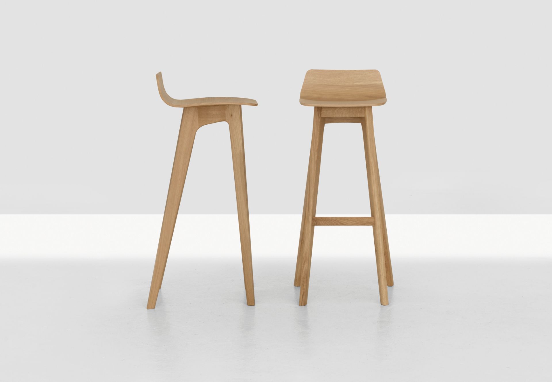 Morph Bar tabouret de bar hauteur du siège 65 chêne Zeitraum