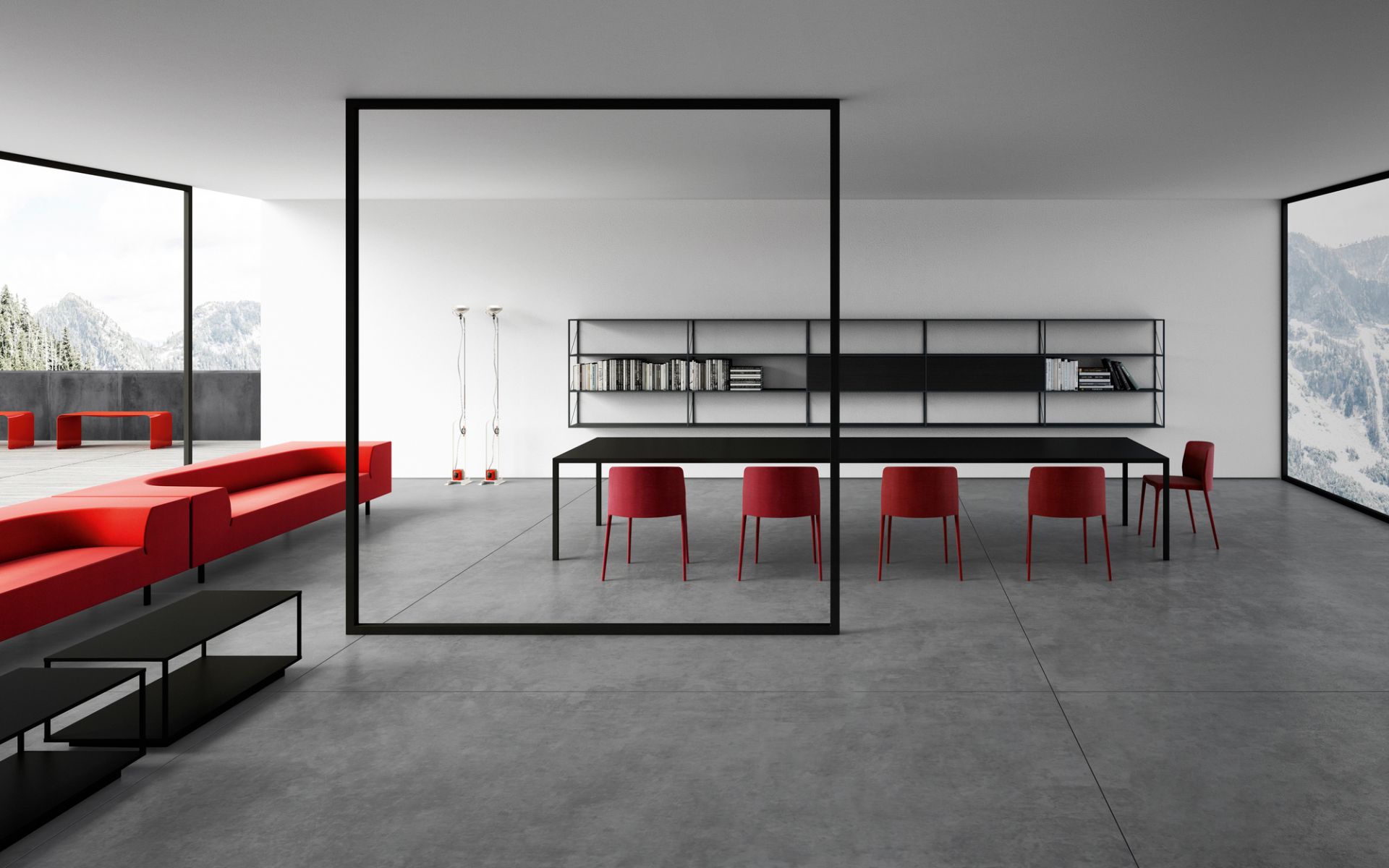 Tense table Combinaison préférée MDF Italia