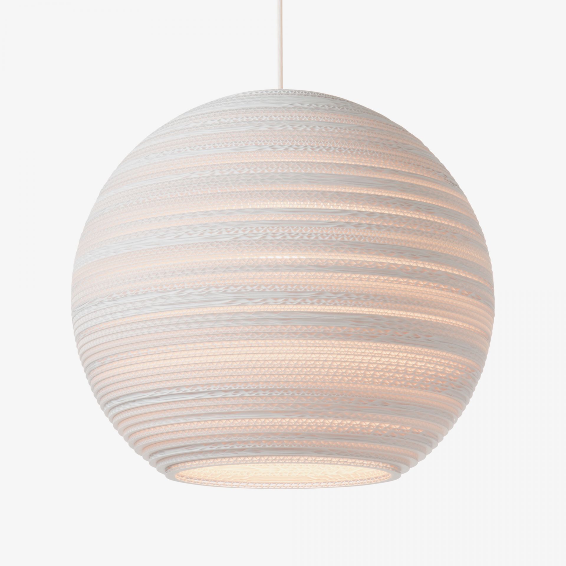 Scraplights Moon 18 Lampe suspendue Blanc Graypants