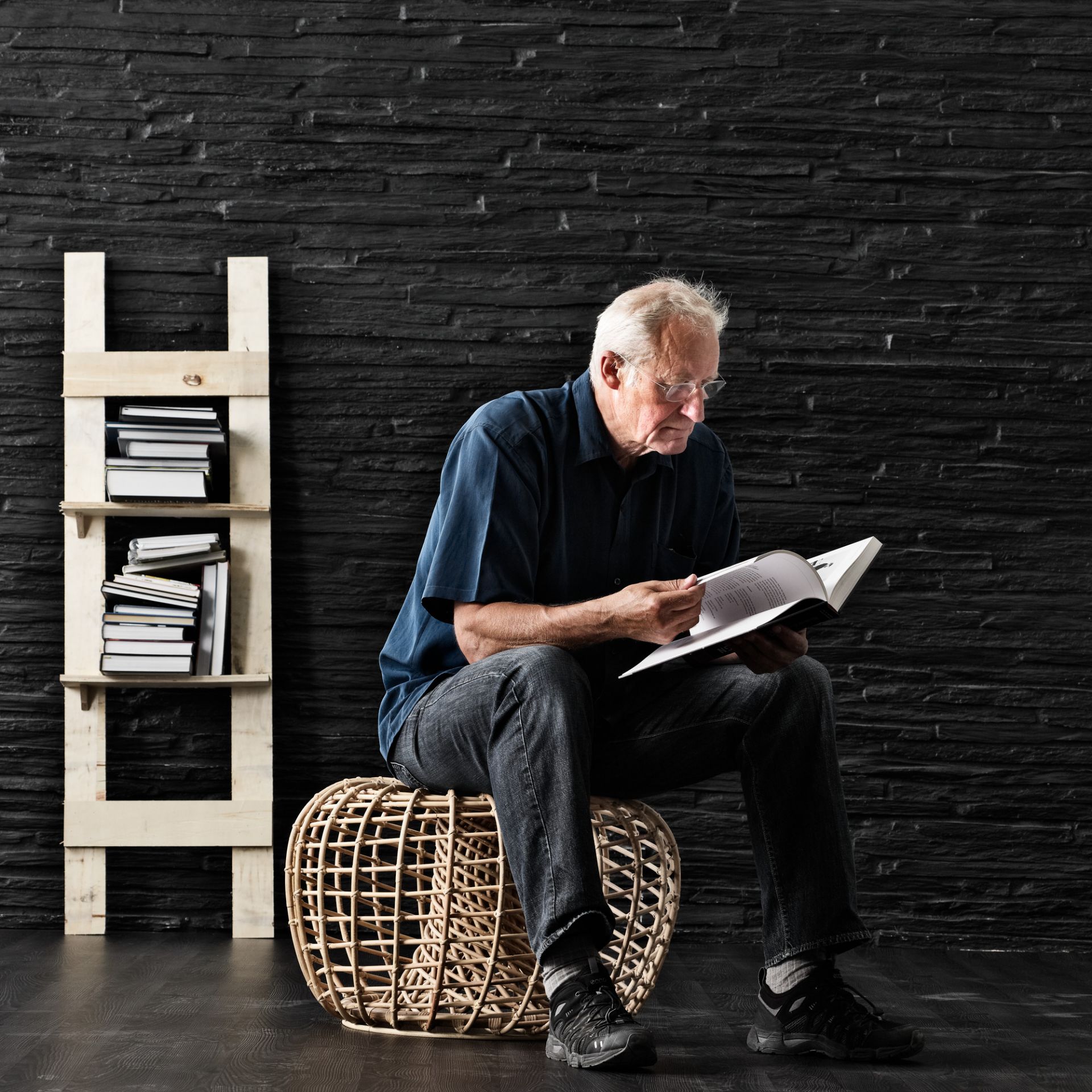 Nest Indoor Tabouret Cane-Line
