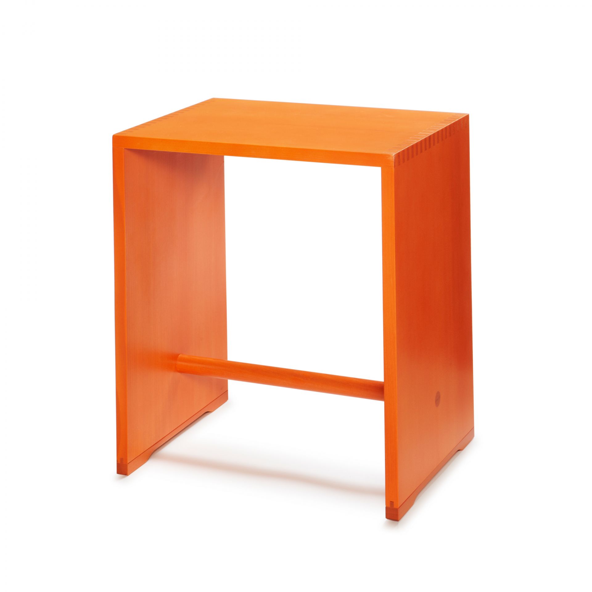 Ulmer tabouret orange vif Max Bill wb form