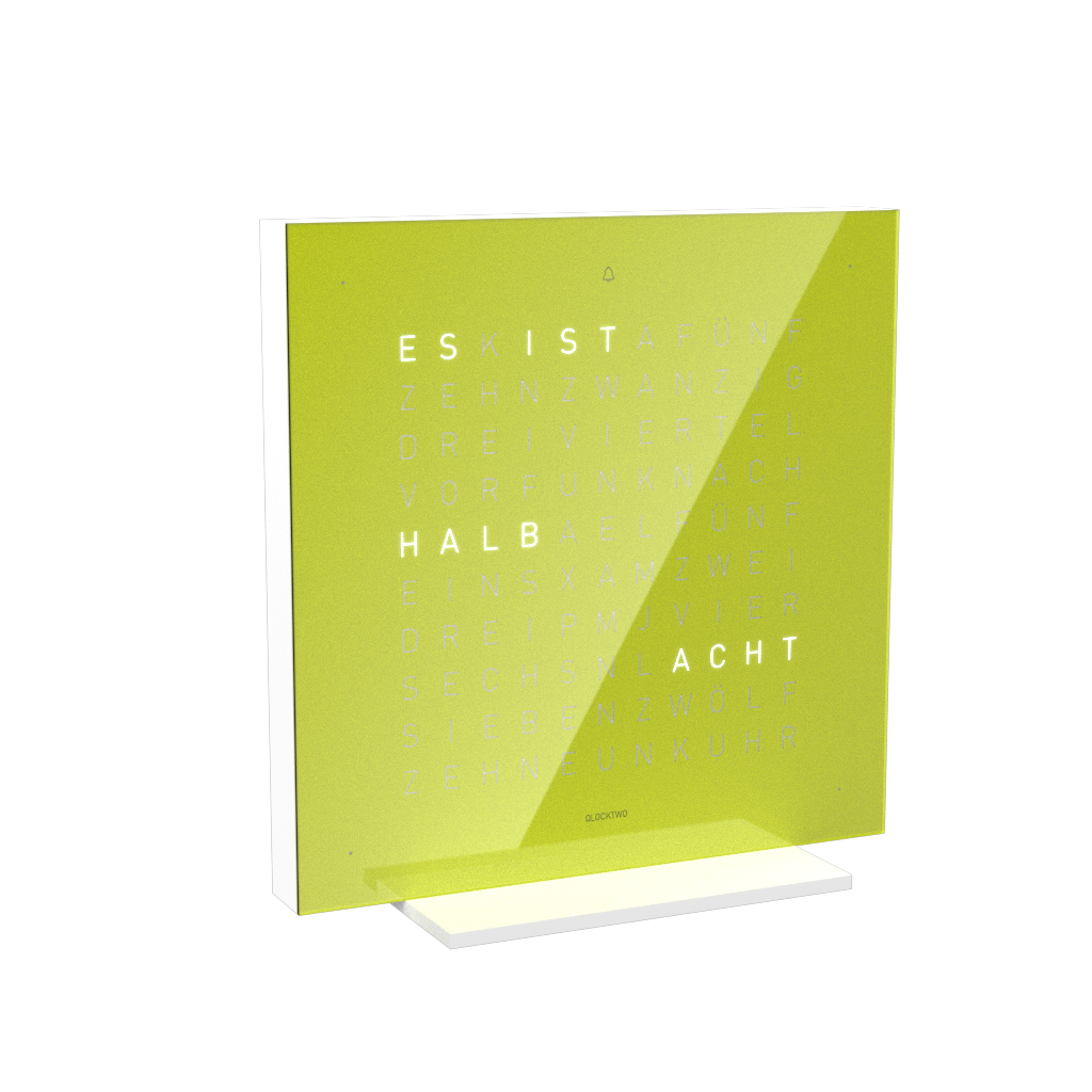  Earth 13.5 Pure Edition Horloge de table version / Montre Allemande QLOCKTWO