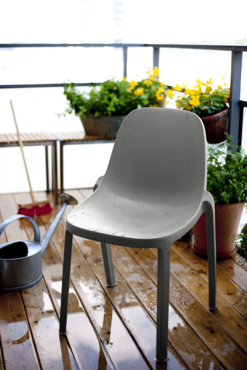 Broom Stacking Chair chaise empilable Vert sauge Emeco