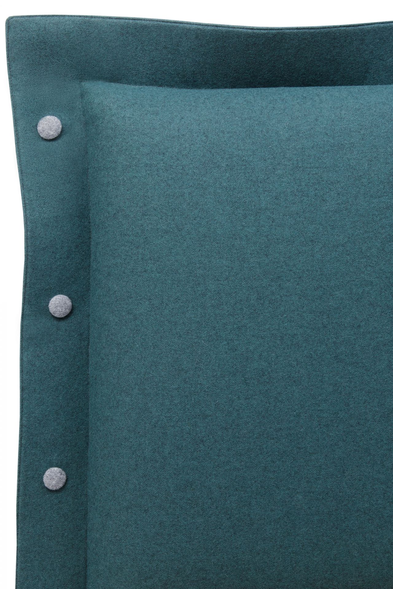 Housse de lit pur pour tête de lit 180 x 200 cm Velito bleu vert Hans Hansen