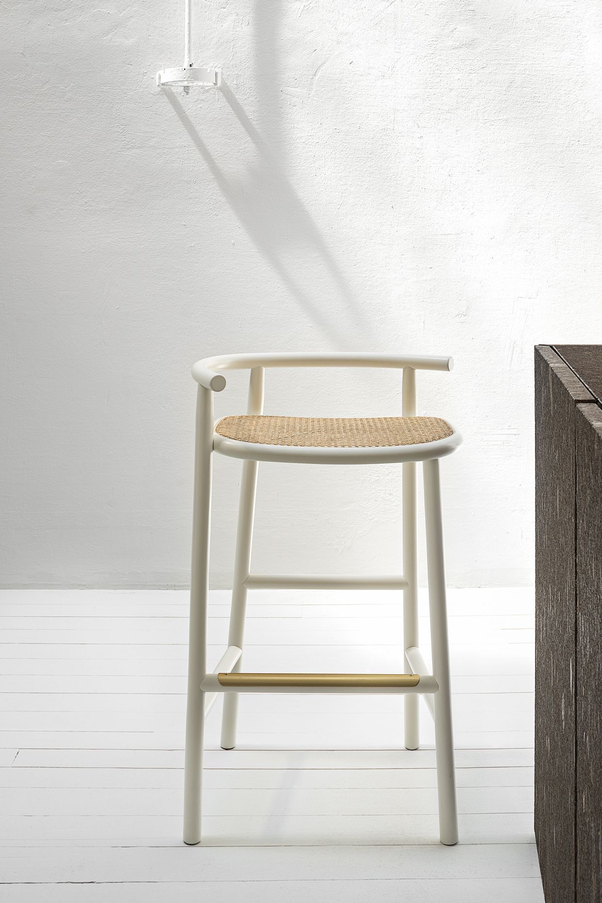 Single Curve Tabouret de bar Siège tressé Wiener GTV Design