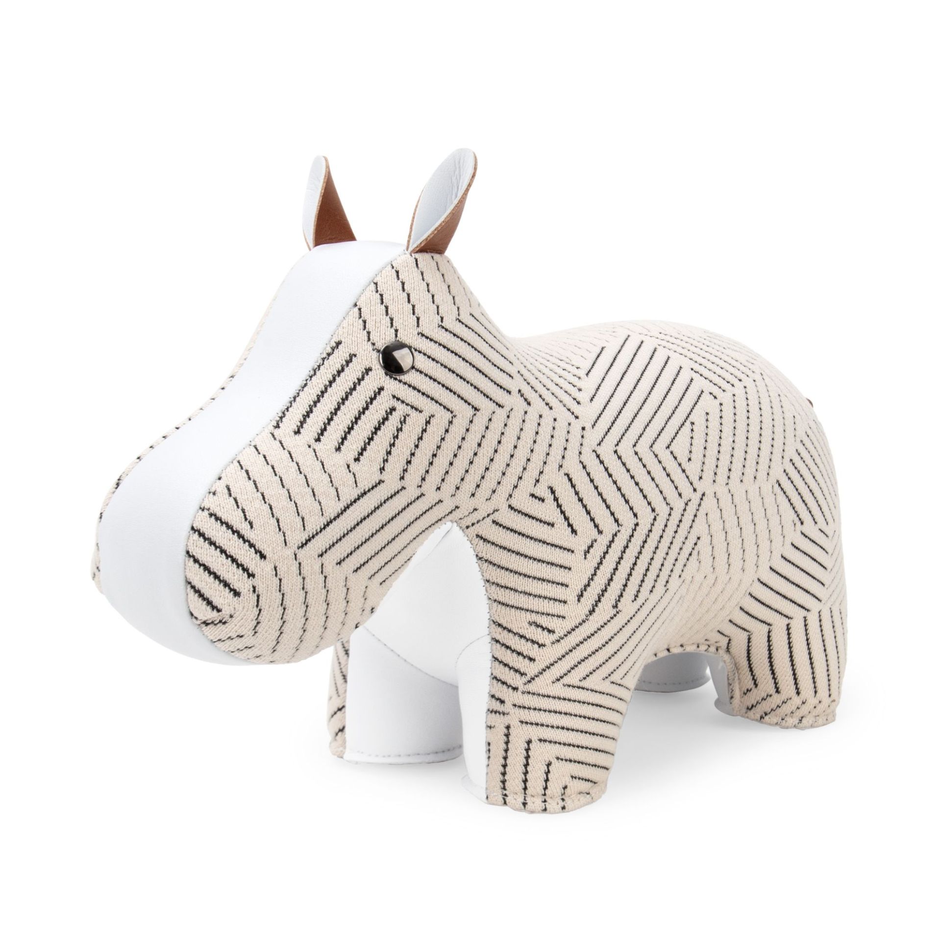 Serre-livres Hippo Razzle Dazzle blanc Züny x KVADRAT