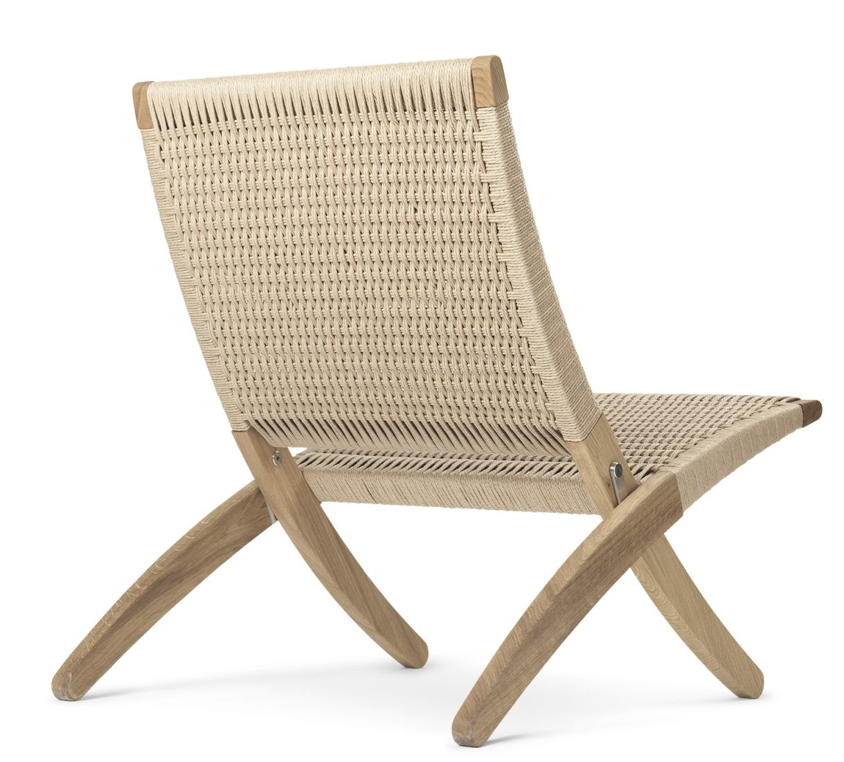 Cuba Paper Cord Papier tressé Fauteuil CHÊNE HUILÉ Carl Hansen & Søn UNIQUE
