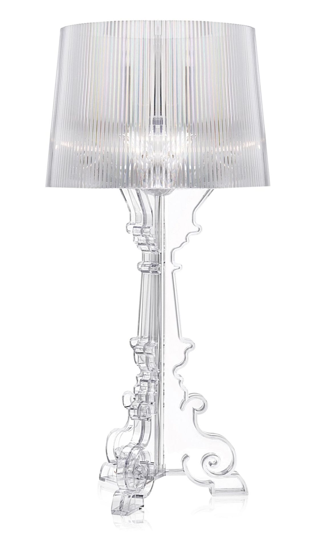 Bourgie Lampe de Table Cristal clair Dimmable Kartell