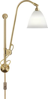 Bestlite BL 5 luminaire mural Bone China / Laiton Gubi
