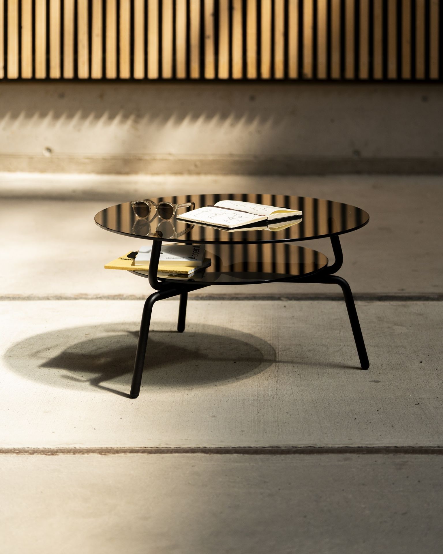 Lej Table basse transparente Mox