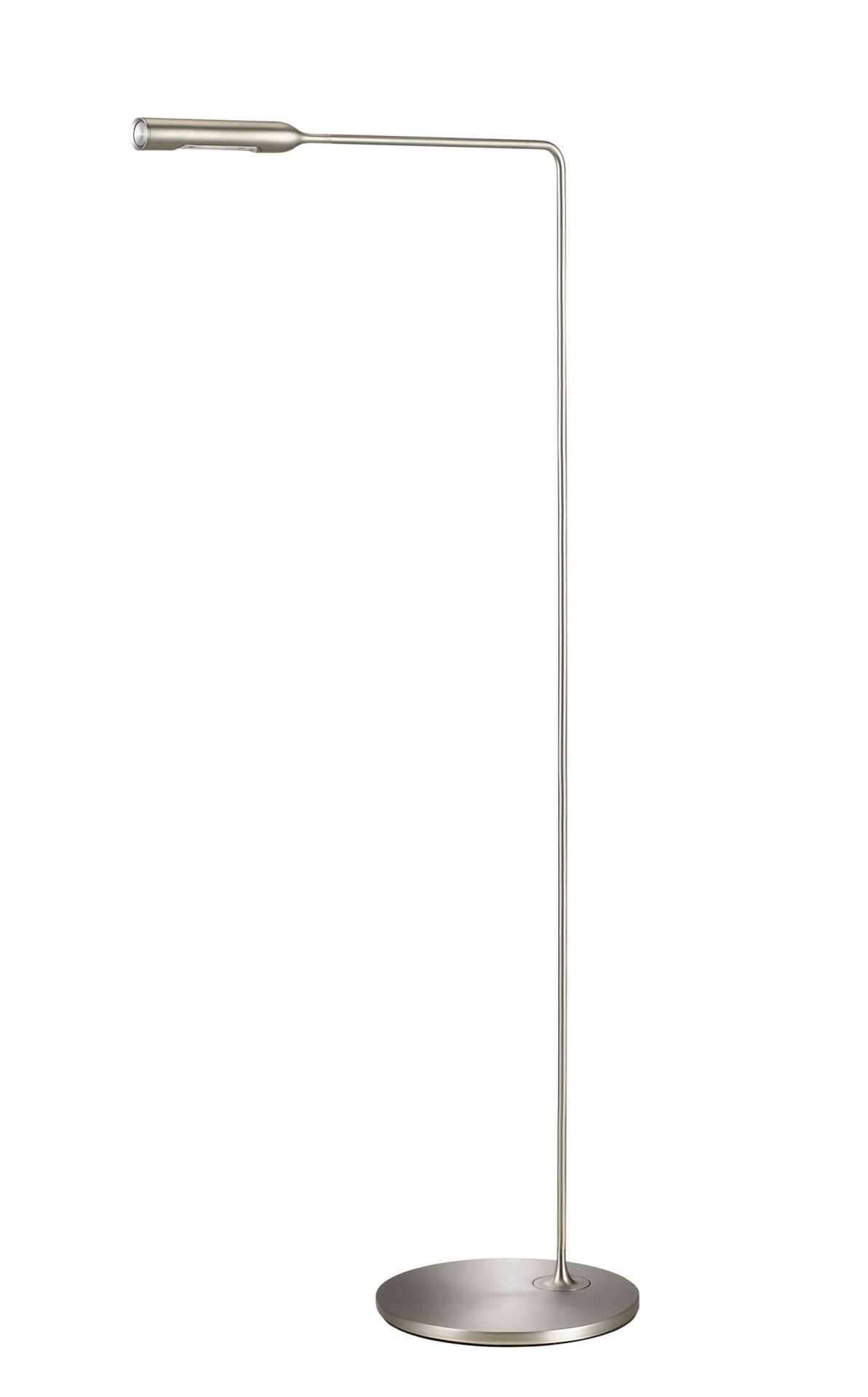 Flo Lounge lampe à pied nickel brossé Lumina
