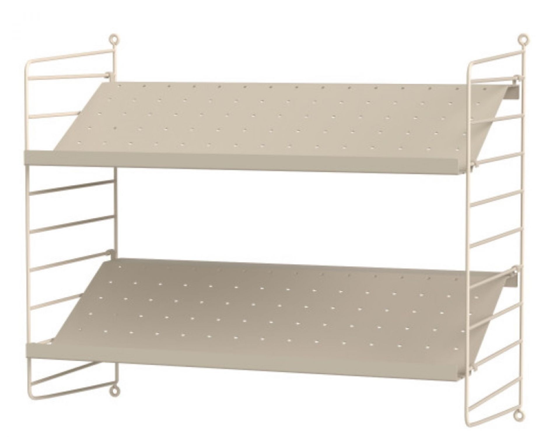 String Système de rayonnage mural des couloirs F String Furniture Beige - Beige