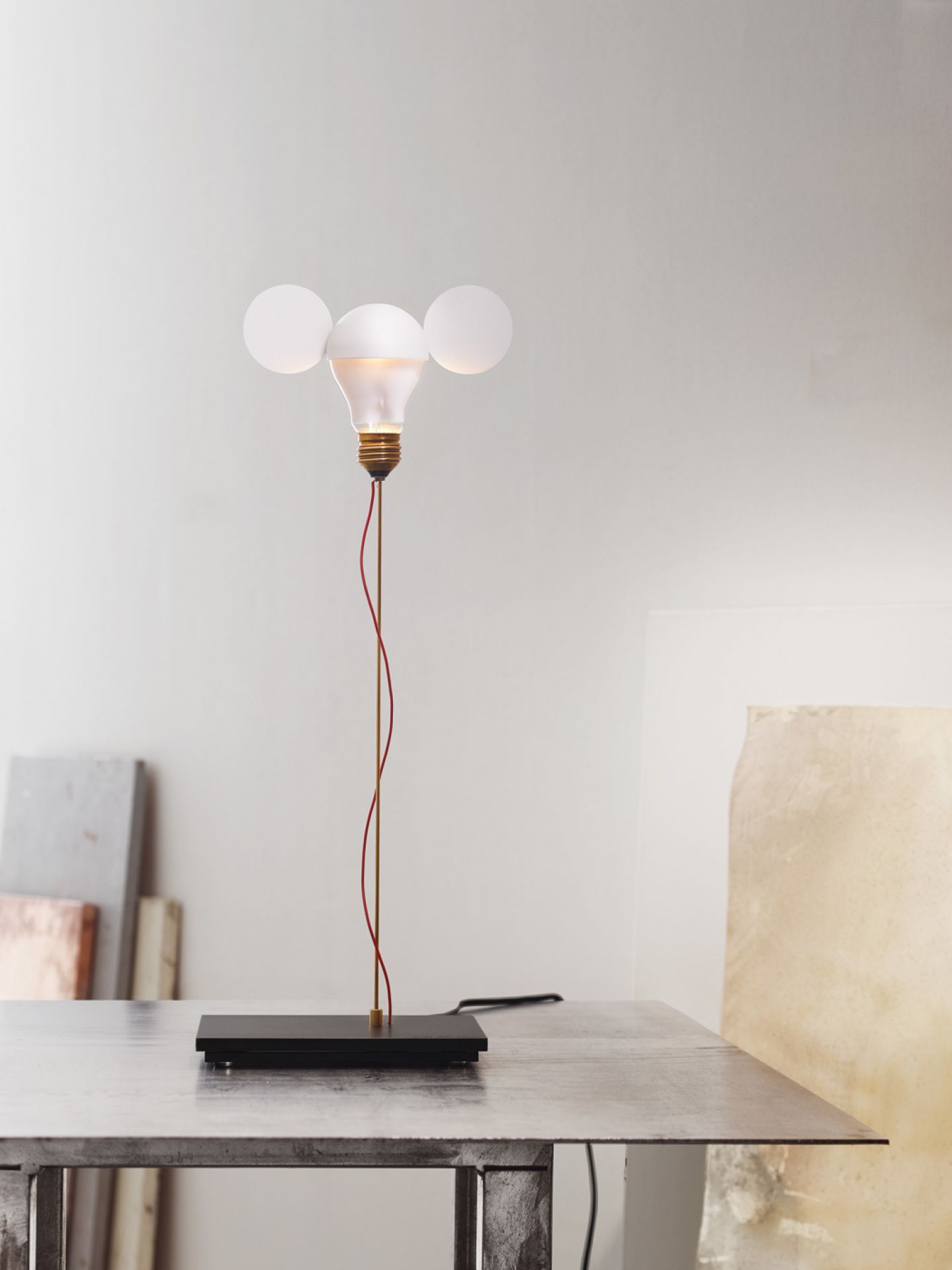 I Ricchi Poveri - Toto lampe de table blanc Ingo Maurer
