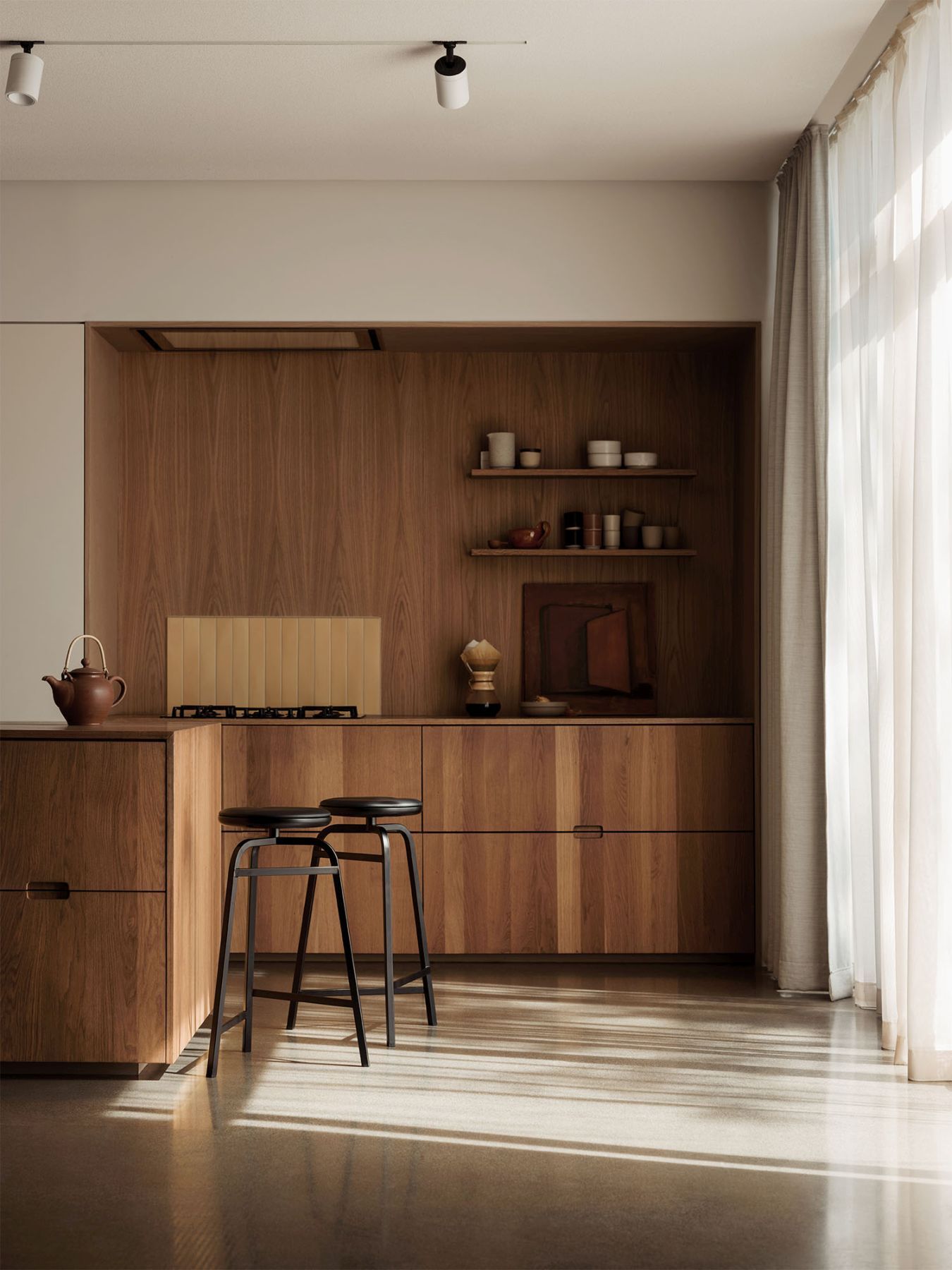 Treble Tabouret de bar noir Northern