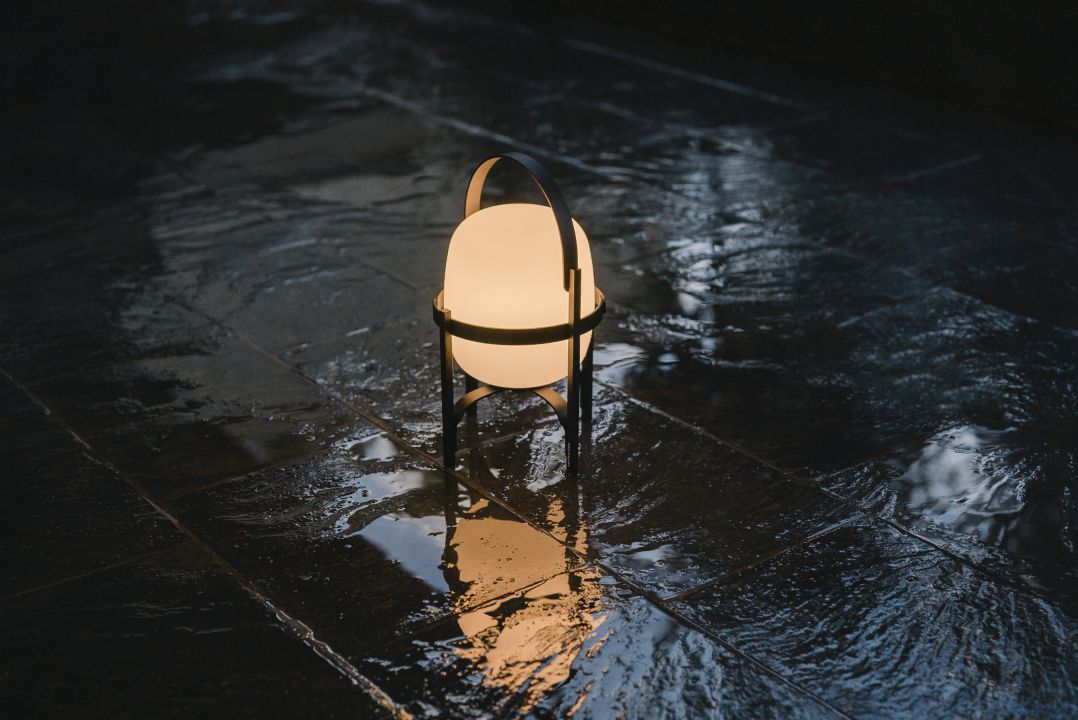 Cestita Alubat Lampe de table English Green Santa & Cole