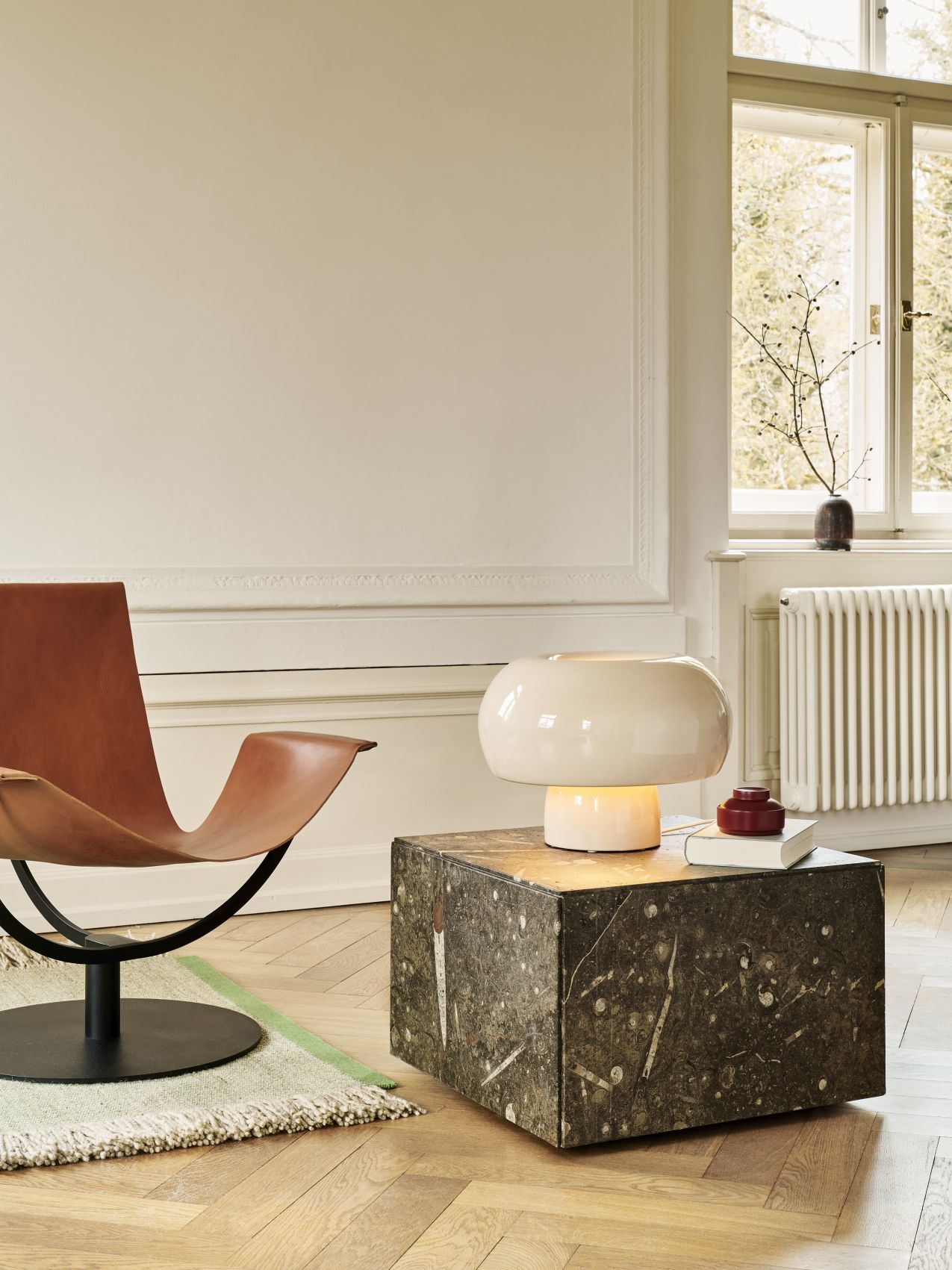 Fonte lampe de table Poudre Favius