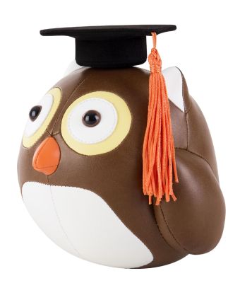 Serre-livres hibou / Hibou à casquette Züny