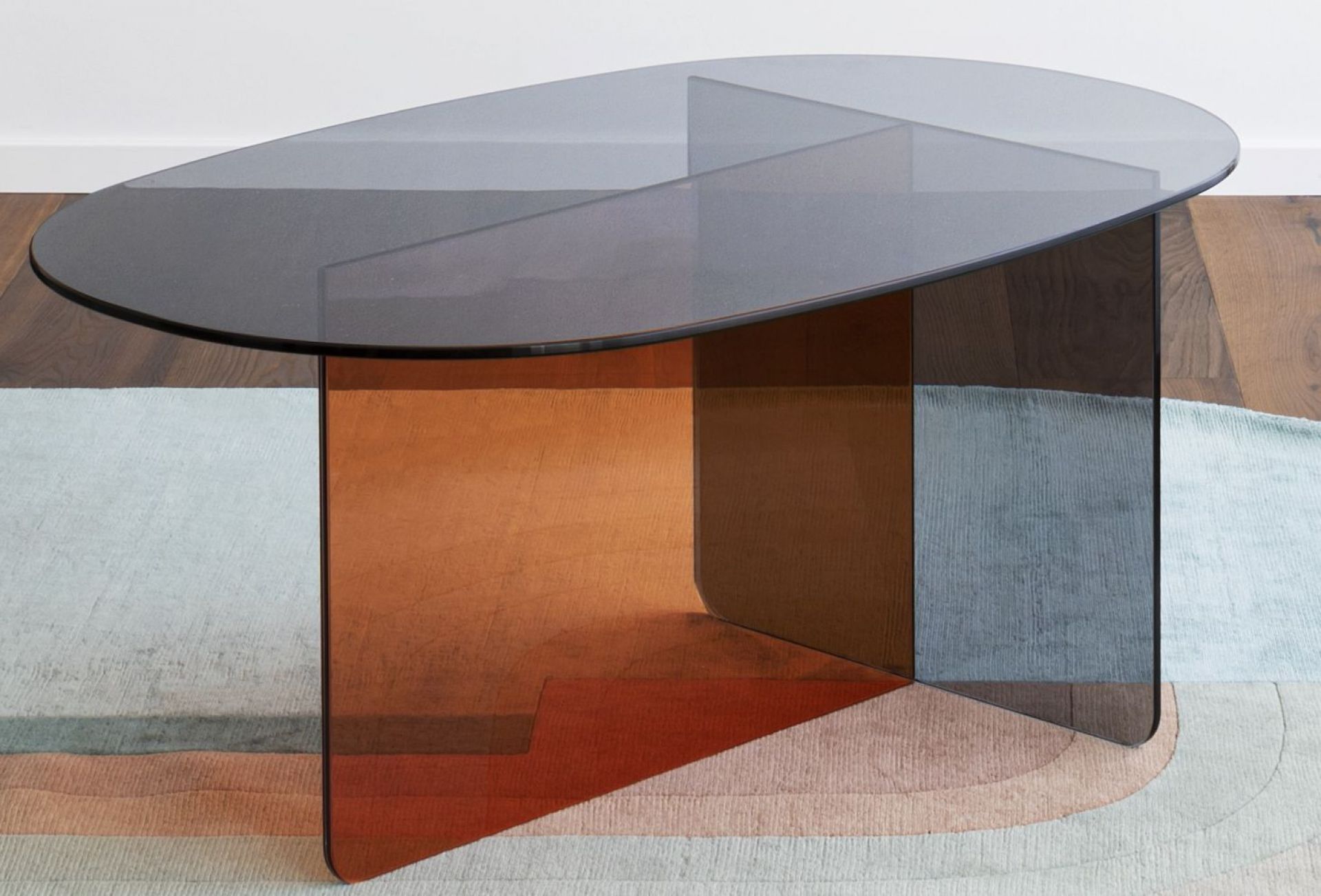 Chap Coffee Table / Table d'appoint Verre L 90 cm Miniforms