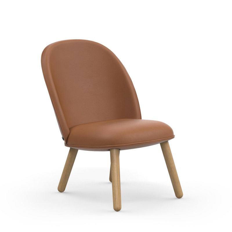 Chaise Ace Lounge chêne Normann Copenhagen Ultraleather