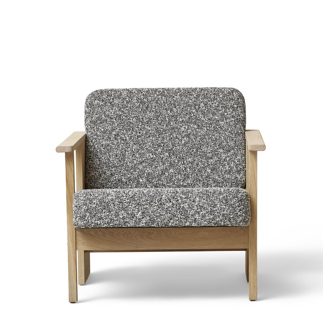 Block Lounge fauteuil blanc huilé Form & Refine 