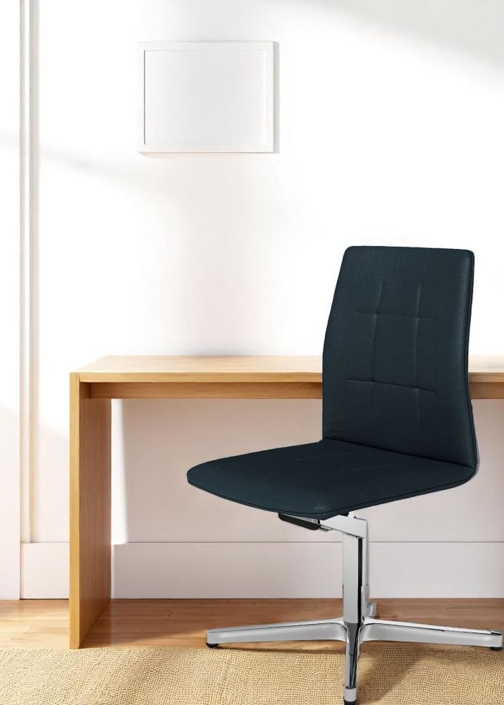 Leadchair Evo chaise pivotante / chaise de bureau à quatre pieds en étoile Walter Knoll 
