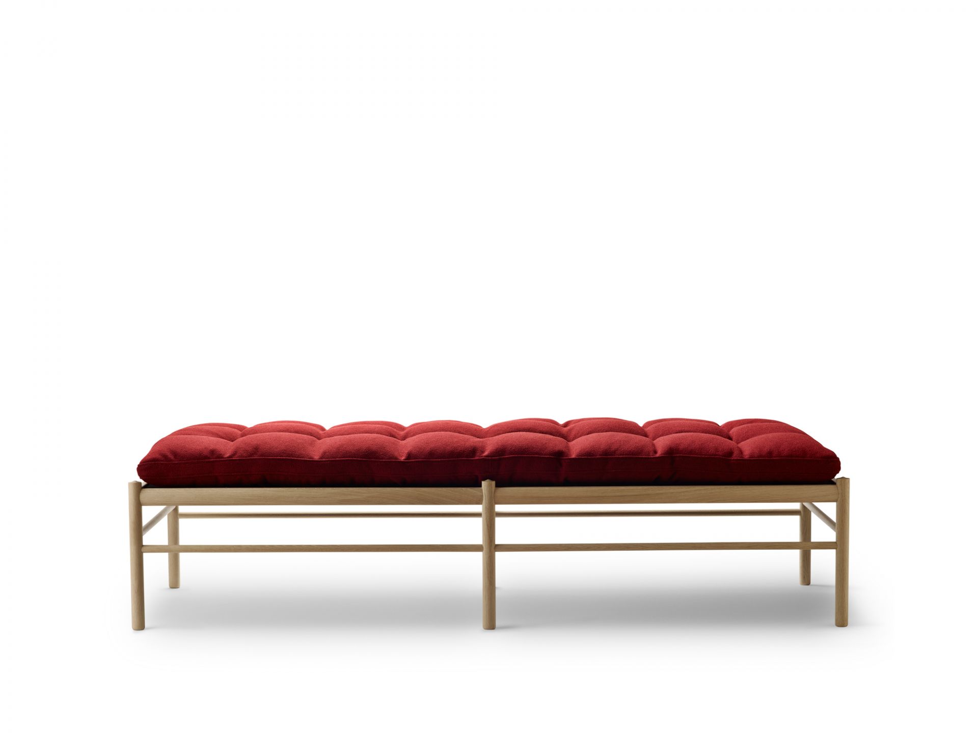 OW150 Daybed Lit de repos Carl Hansen &amp; Søn Cuir brun Sif 95