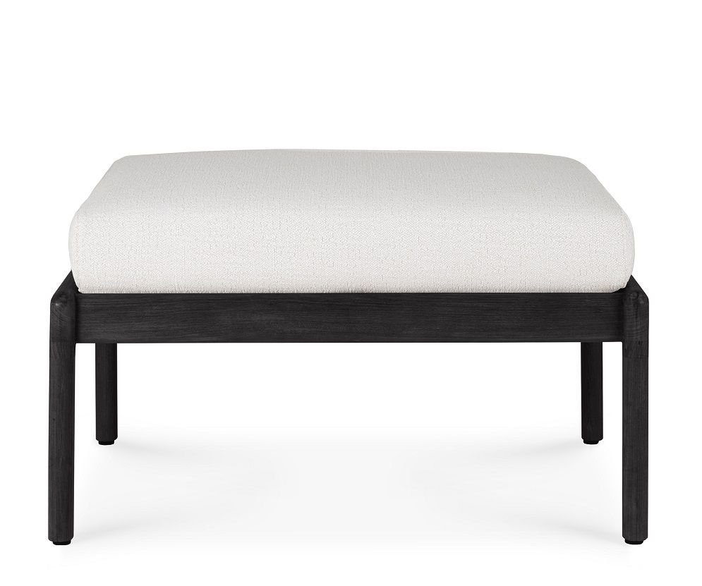 Jack Outdoor Tabouret rembourré Teck Noir Ethnicraft